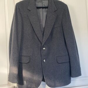 Wool & Cashmere Men's Suit Jkt 43, 31 L, 38 Shoulder, 40‎ Waist. 3631
